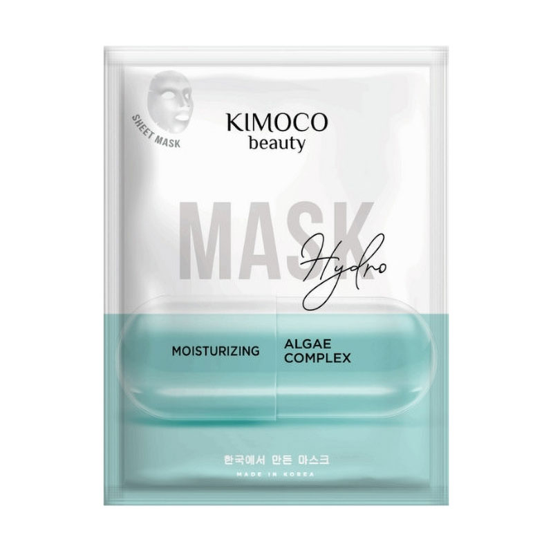 Зволожувальна тканинна маска для обличчя Kimoco Beauty Hydro Moisturizing Algae Complex Mask з комплексом водоростей, 23 мл